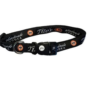 Tito's Handmade Vodka Black Dog Collar